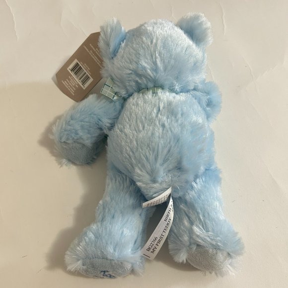 Baby GANZ Small Blue Plush My First Teddy Bear 9" bg2766 Stuffed Toy NWT - Picture 3 of 6